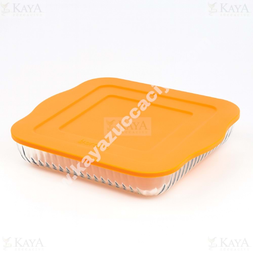 BRART BORCAM KAPAKLI KARE 27 CM 1*6