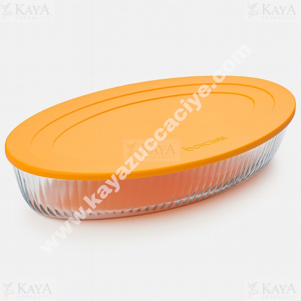 BRART BORCAM KAPAKLI OVAL 24x35 CM 1*6