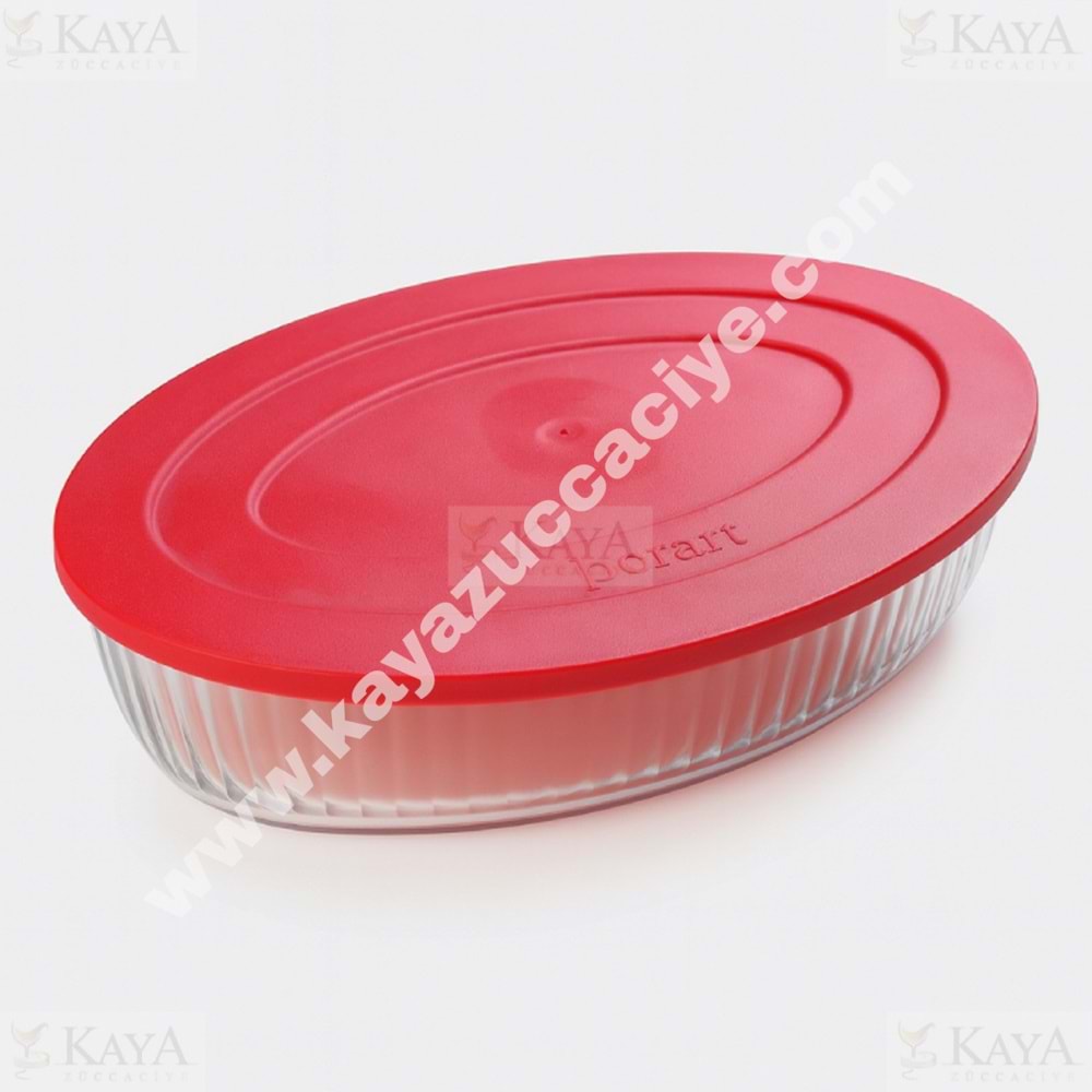 BRART BORCAM KAPAKLI OVAL 26x18 CM 1*6