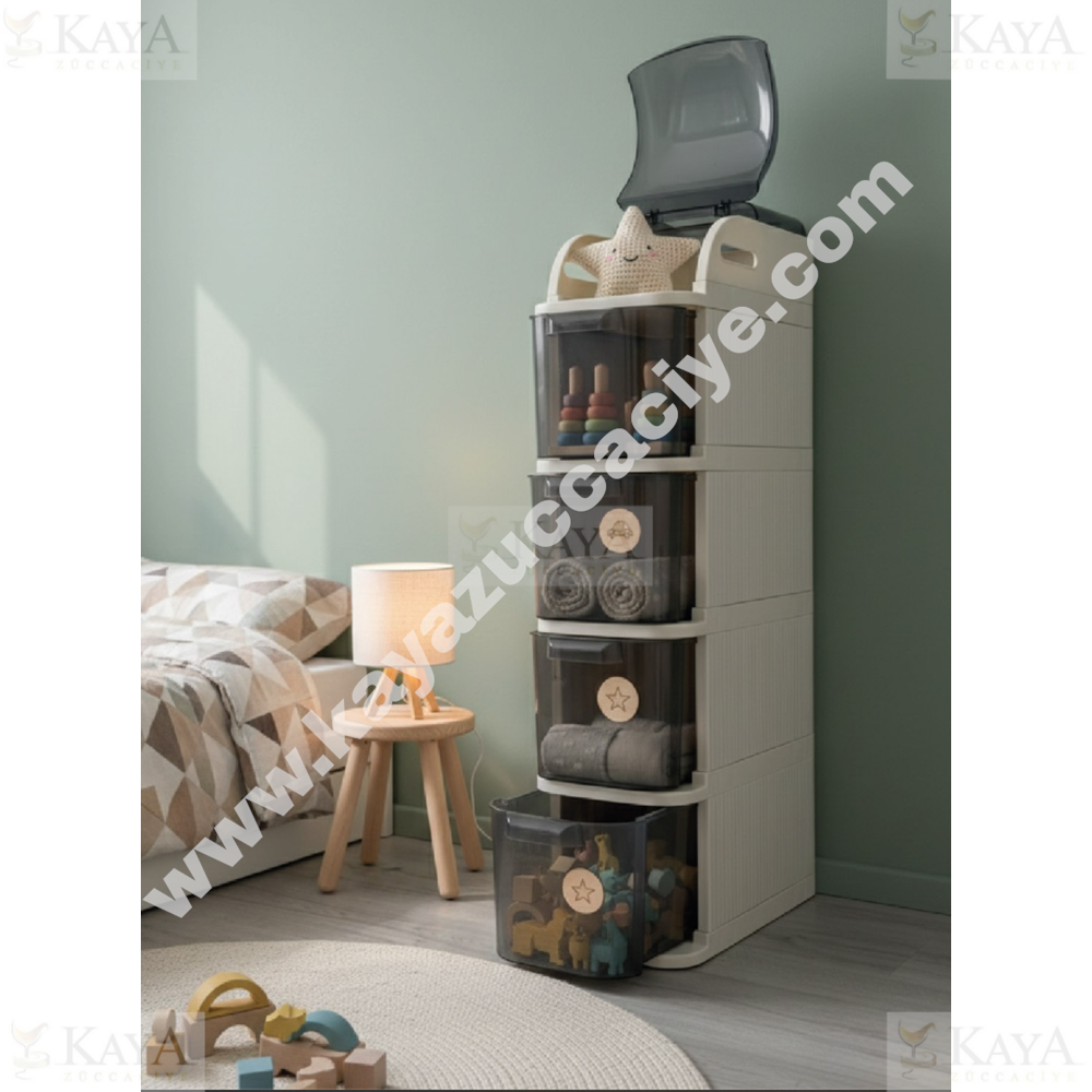 BURSEV DOLAP TEKERLEKLİ PRO SLİM 41x20x94,5 CM 1*1