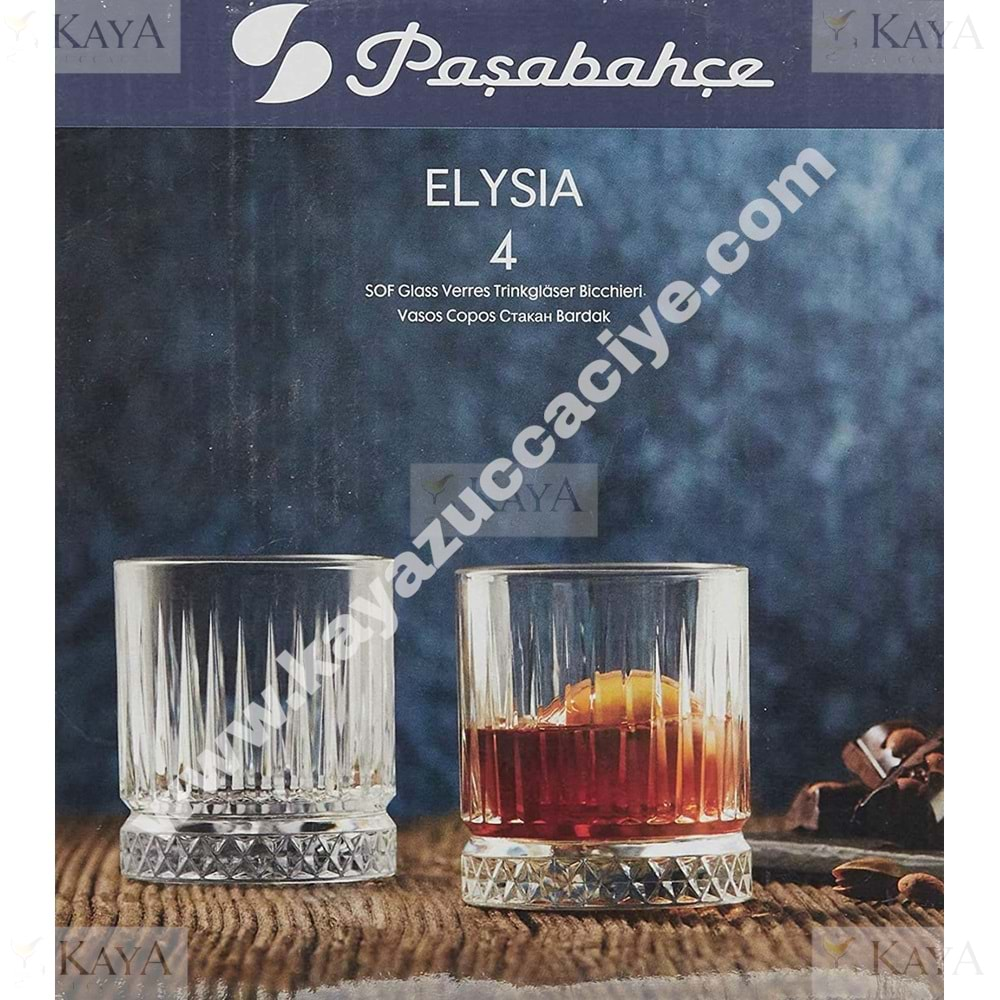 PAŞABAHÇE ELYSIA KISA BARDAK ADET 210 CC 1*4