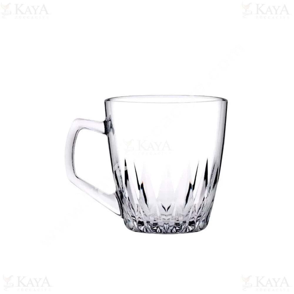 PAŞABAHÇE CAM SAFİR 2 Lİ KULPLU BARDAK 250 CC 1*12