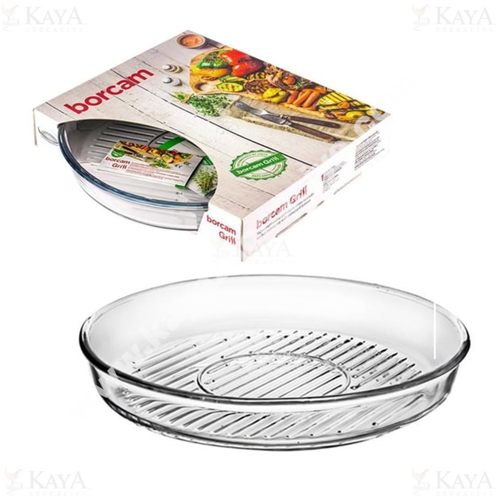 PAŞABAHÇE BORCAM IZGARALI YUVARLAK 26 CM 1*6
