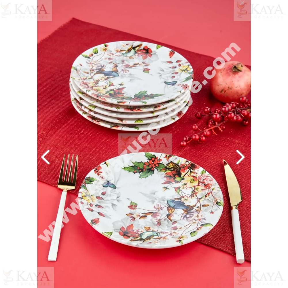 YNS DİJİTAL YUVARLAK PASTA TABAĞI 6 LI 1*8