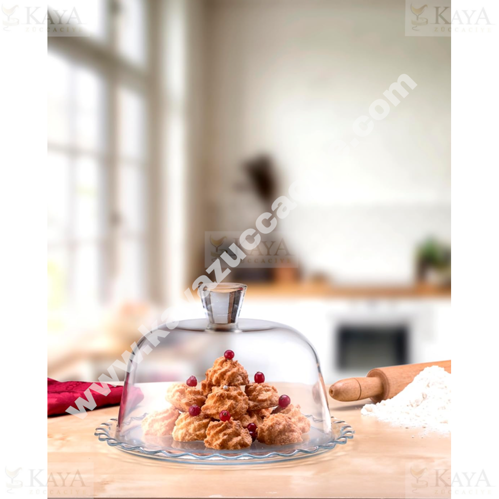 PAŞABAHÇE KEK FANUS PATİSSERİE KAPAKLI PASTALIK 1*2
