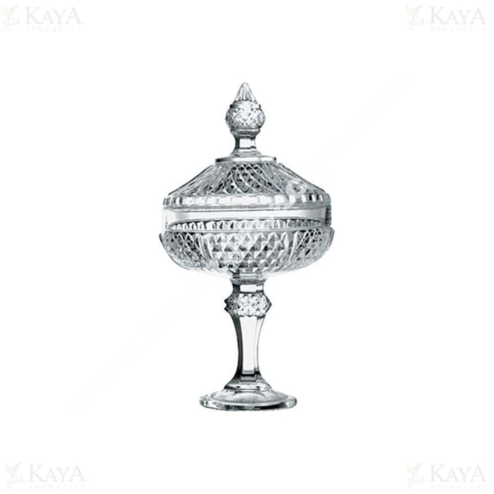 PAŞABAHÇE ŞEKERLİK DİAMOND AYAKLI KAPAKLI ŞEKERLİK 30 CM 1*6