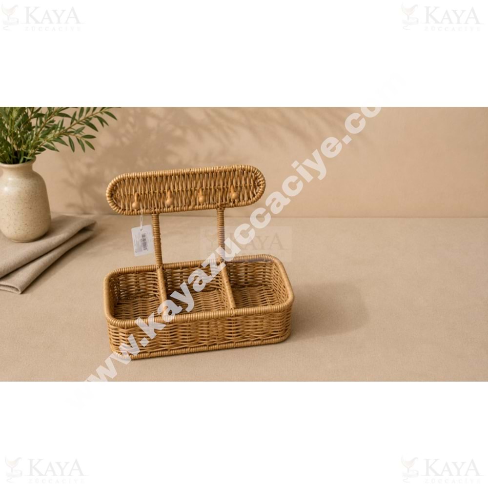AJE HASIR ORGANİZER ASKILI BÖLMELİ DİKDÖRTGEN 25x7 CM 1*24