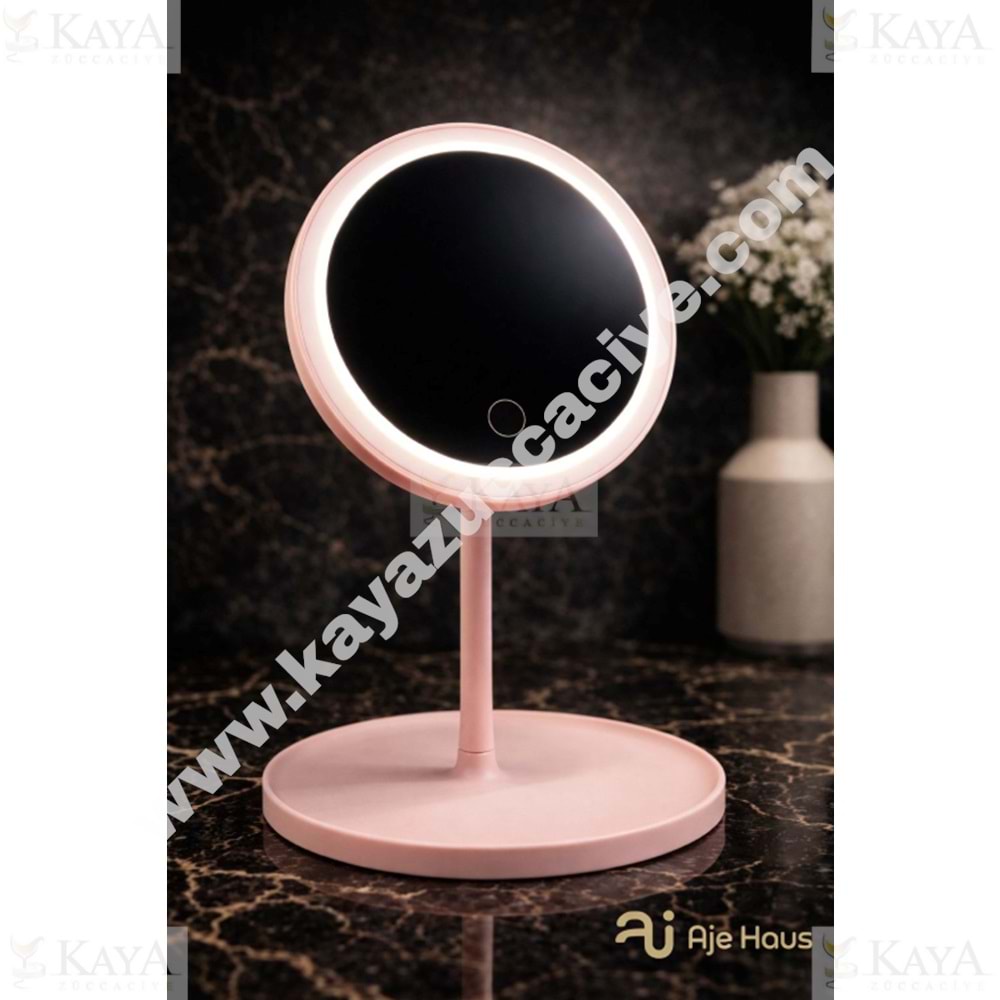 AJE MAKYAJ AYNASI IŞIKLI YUVARLAK AYAKLI 1*60