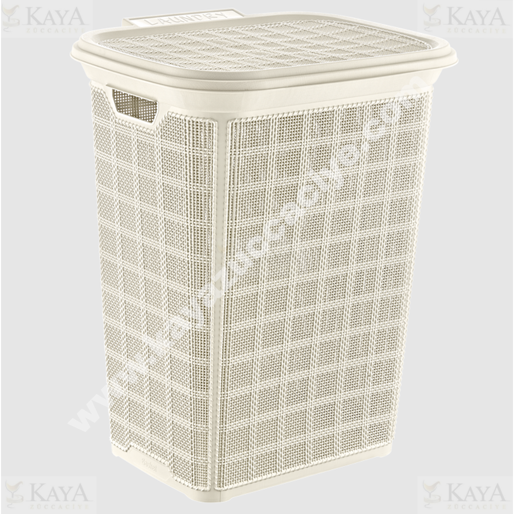 BEE HOME JUTE KİRLİ ÇAMAŞIR SEPETİ 60 LT 1*6