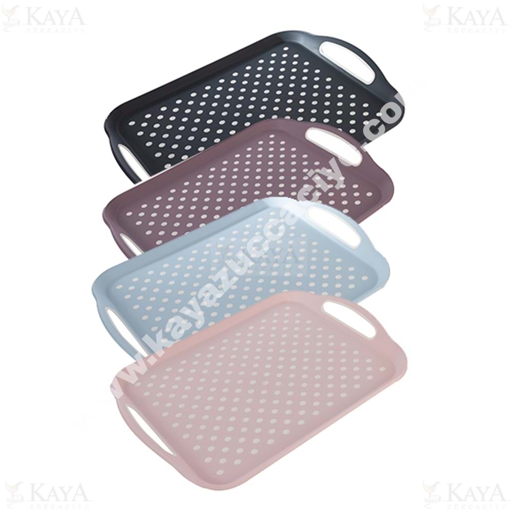 BEE HOME TEPSİ KAYMAZ SOFT KÜÇÜK TEPSİ 34x28 CM 1*24