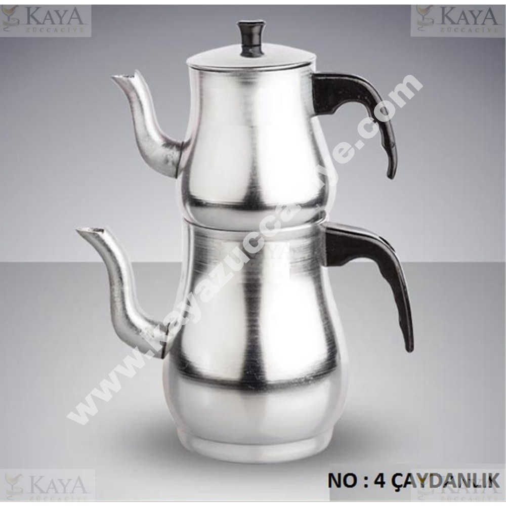 ZEN ÇAYDANLIK ALÜMİNYUM 4 NO KLASİK ÇAYDANLIK 1*30