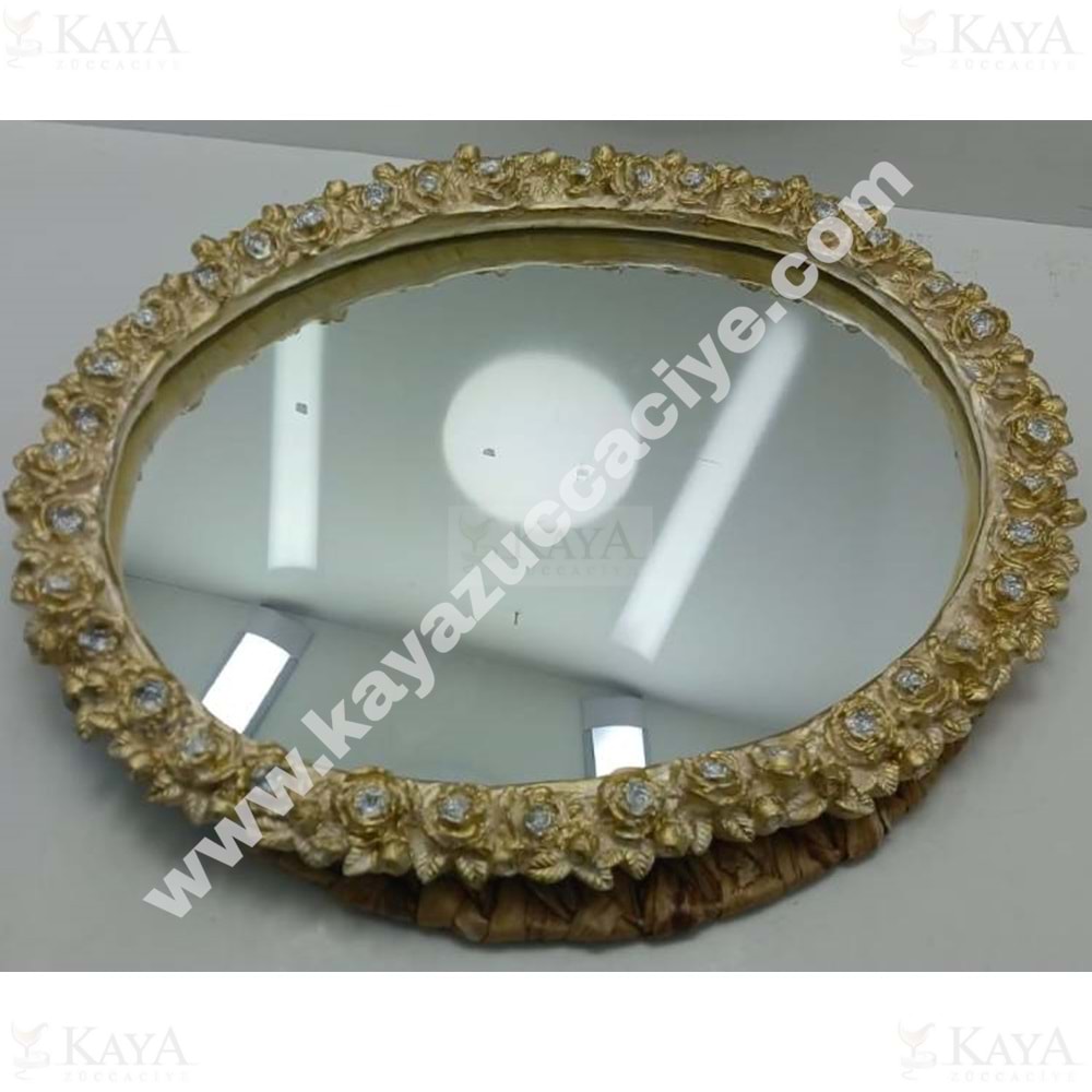 ALP DUVAR AYNASI DEKORATİF BÜYÜK OVAL 44x35 CM 1*10