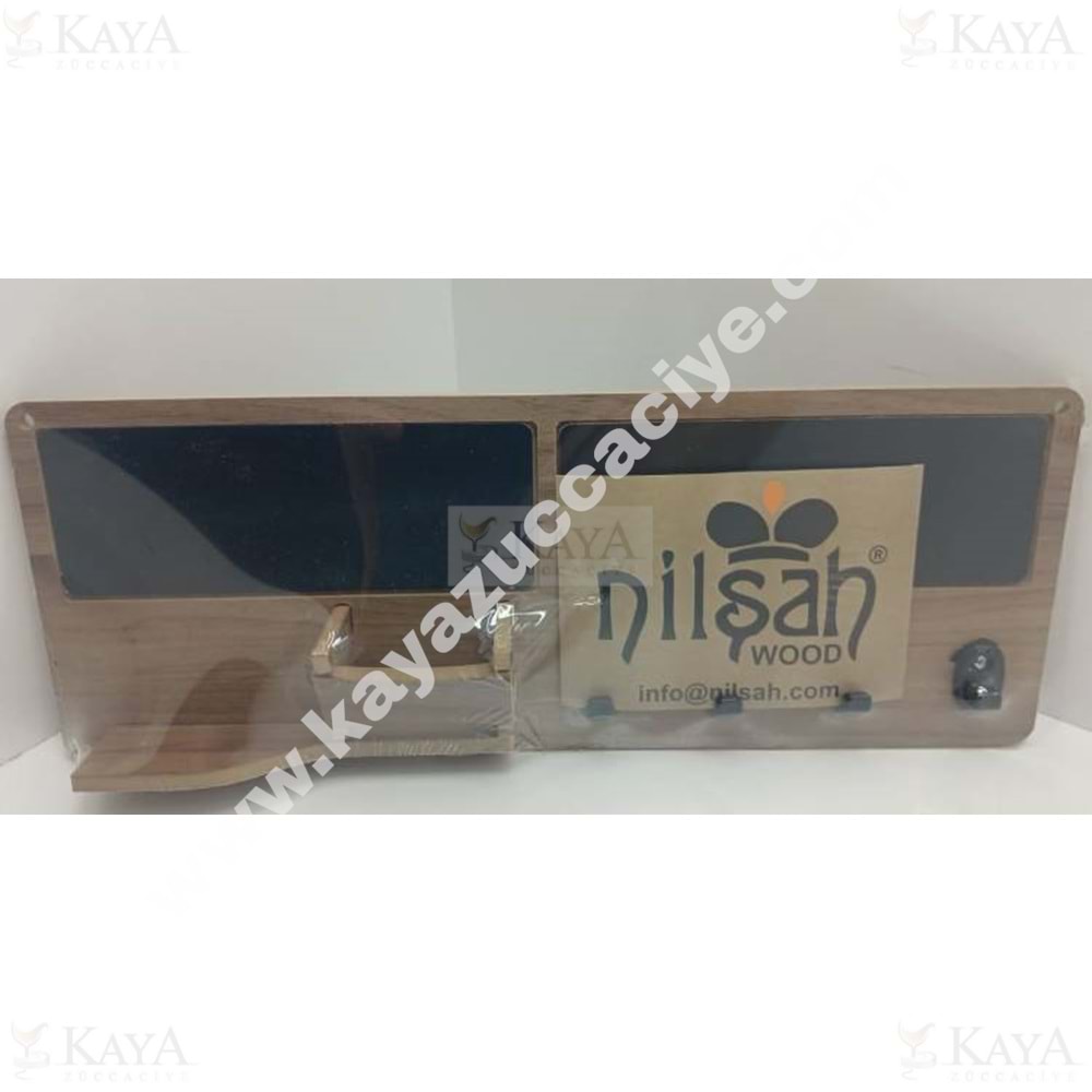 NİL AHŞAP ANAHTARLIK KARŞILAMA TAKTASI KARAR TAHTALI 1*24