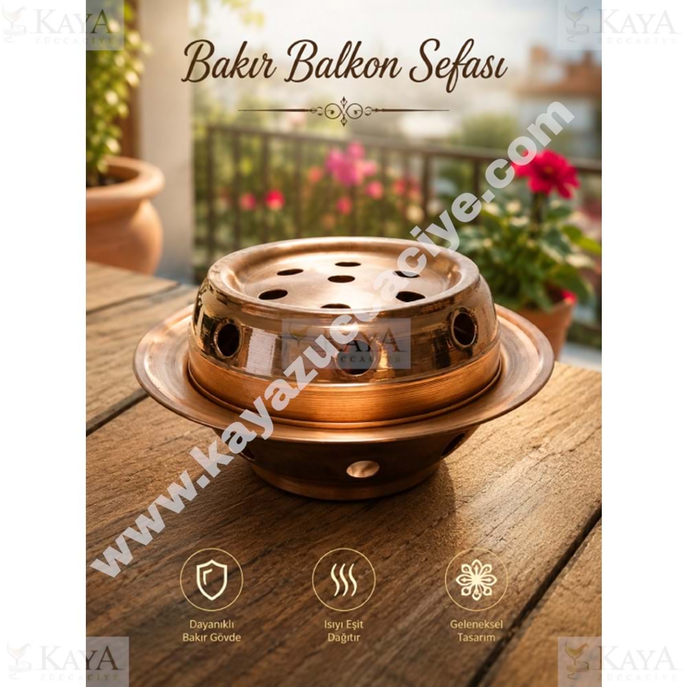 ZEN BAKIR BALKON SEFASI BÜYÜK BOY OSMANLI OCAĞI 1*30