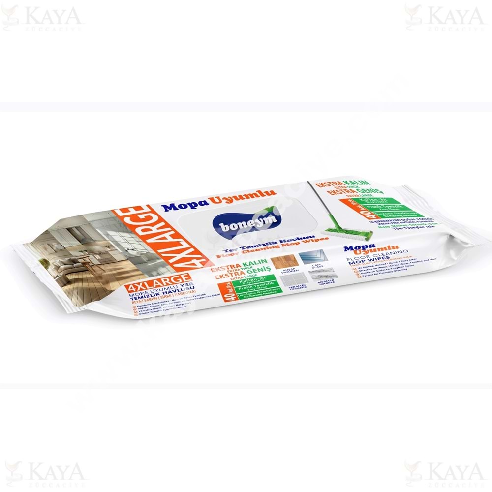 BONEYM MOP UYUMLU TEMİZLİK HAVLUSU 4XL 40 LI 1*12