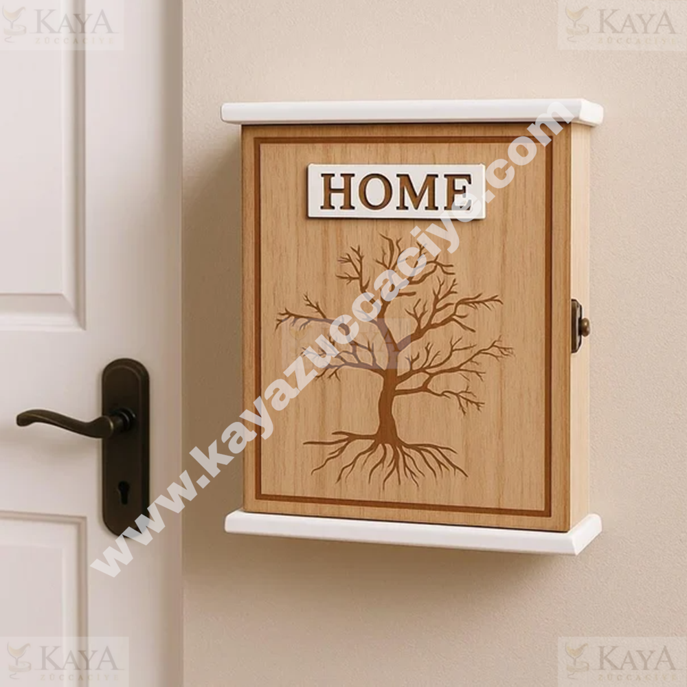 DECOREV AHŞAP ANAHTARLIK KUTUSU 6630 1*28