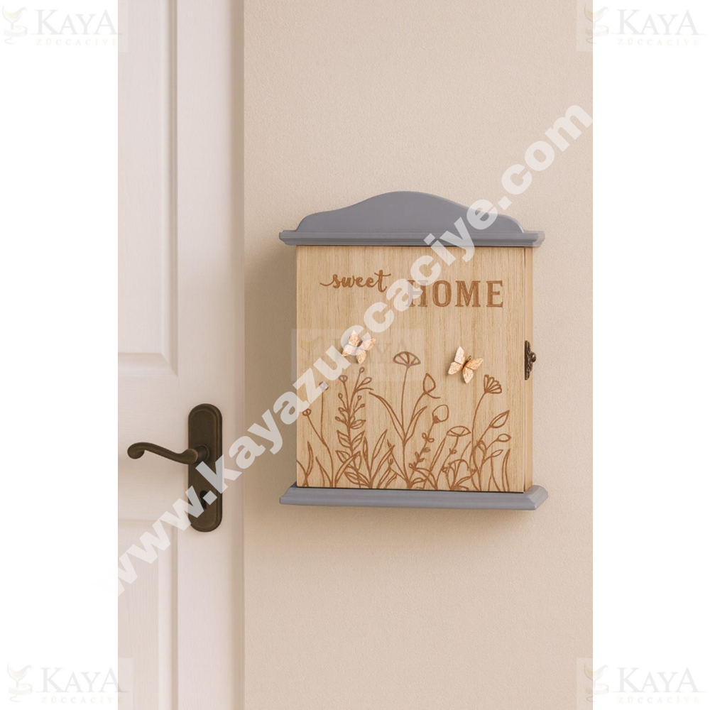 DECOREV AHŞAP ANAHTARLIK KUTUSU 6632 1*28