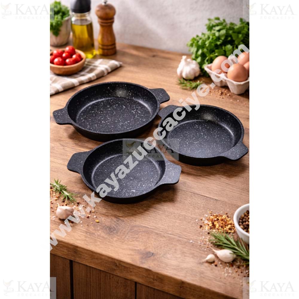 BRİLLANT SAHAN SETİ EPSİLON 3 LÜ 18-20-22 CM 1*8