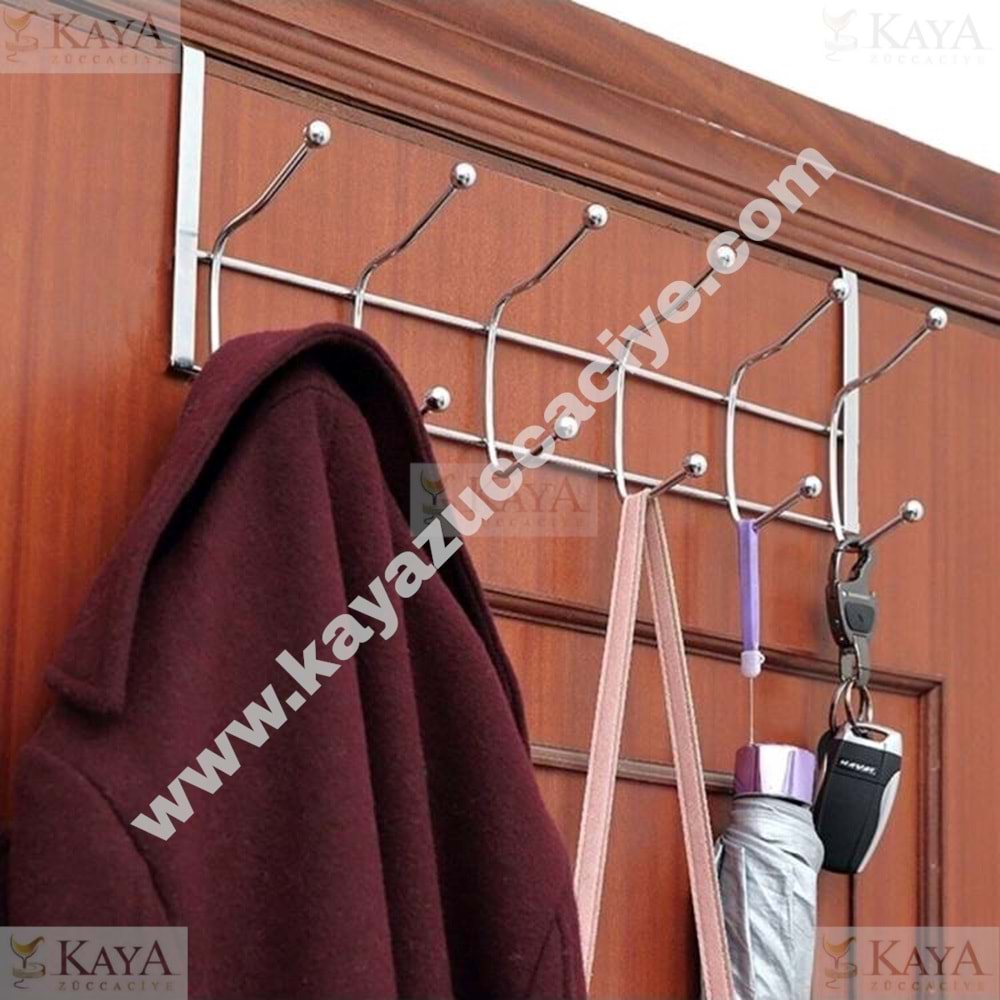 ARHAS METAL ASKI AMERİKAN KAPI ARKASI KROM 6 LI ASKI 1*5