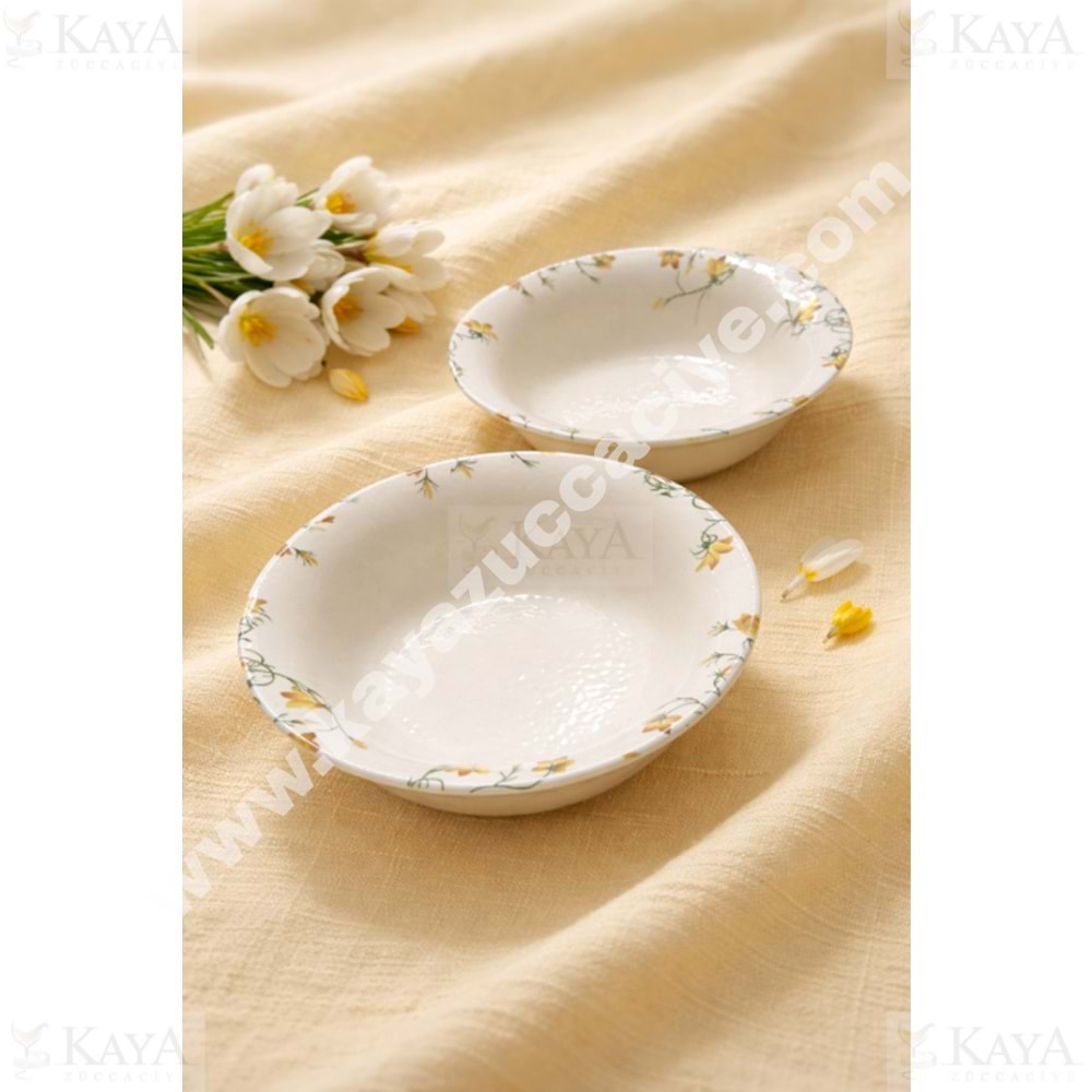 ALİNA HOME SARI ÇİĞDEM YUVARLAK ÇORBA KASESİ 16 CM 1*12