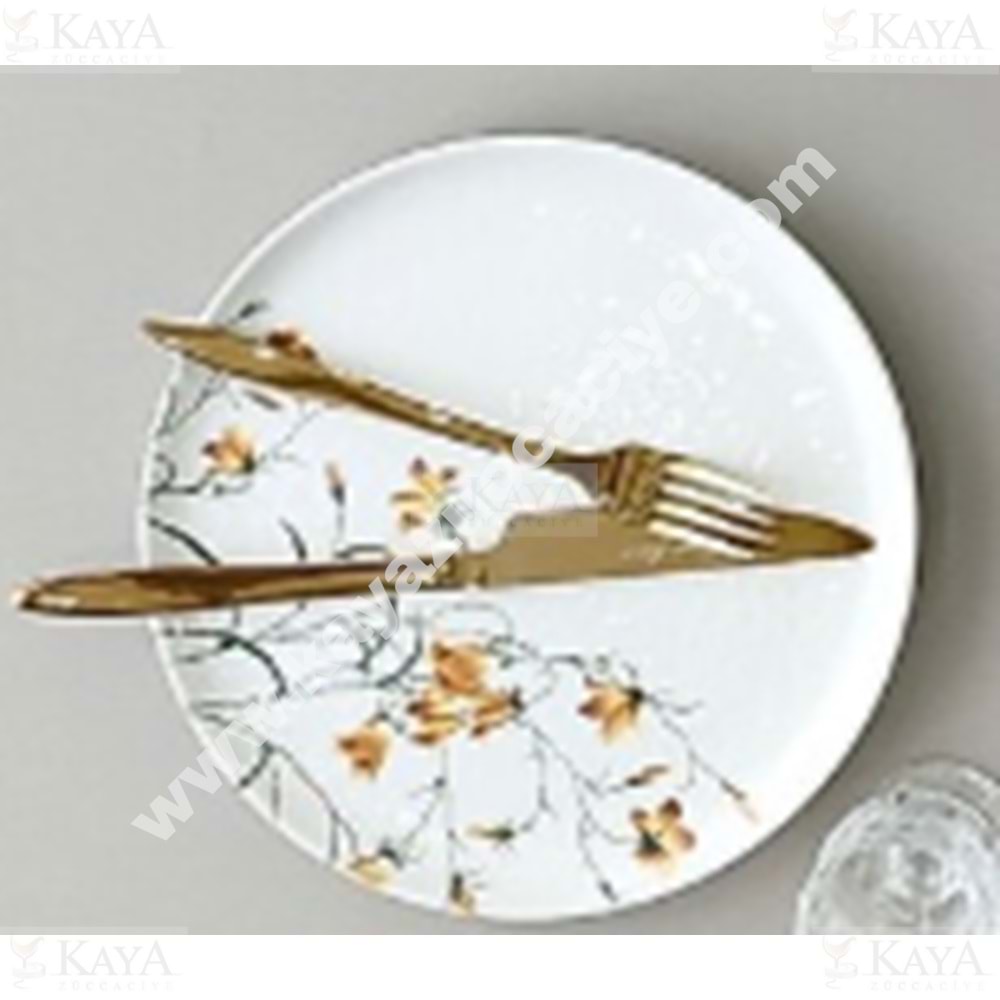 ALİNA HOME SARI ÇİĞDEM YUVARLAK PASTA TABAĞI 20 CM 1*12