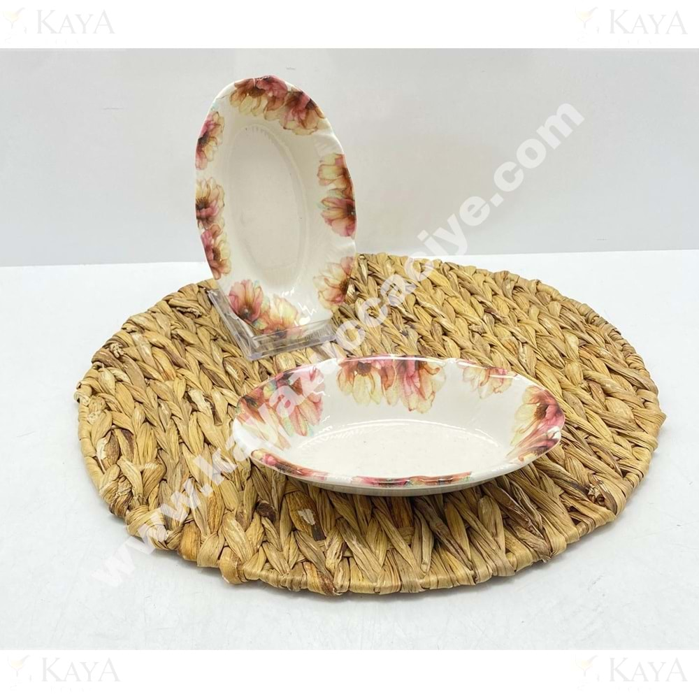 ALİNA HOME GELİNCİK CLARA OVAL KÜÇÜK 20X9 CM 1*36