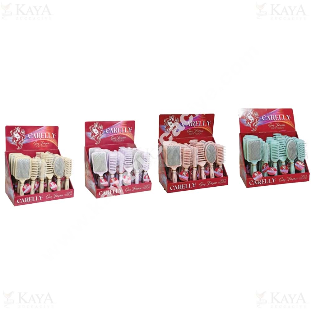 NERAX CARELLY SAÇ FIRÇASI SOFT TOUCH 1*24