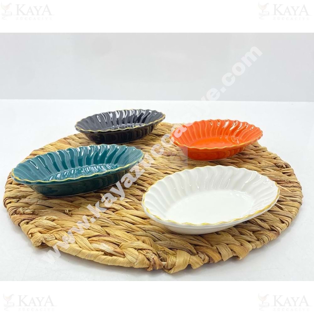 ASEL SERAMİK ÇEREZLİK YALDIZLI FIRFIR 10,5x16 CM 1*72