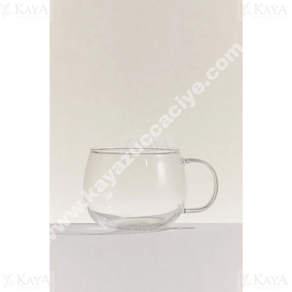 PAŞABAHÇE CAM KUPA KULPLU BOROSİLİKAT 410 CC 1*24