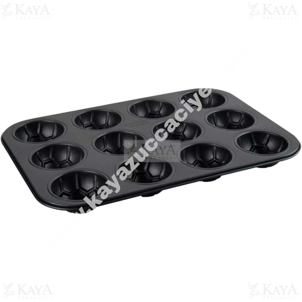 ÖZDENFA TEFLON MUFFİN KEK KALIBI 12 Lİ 1*60