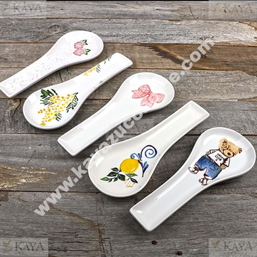 KSV SERAMİK KEPÇE&KAŞIK ALTLIĞI FİGÜRLÜ 590 26 CM 1*30