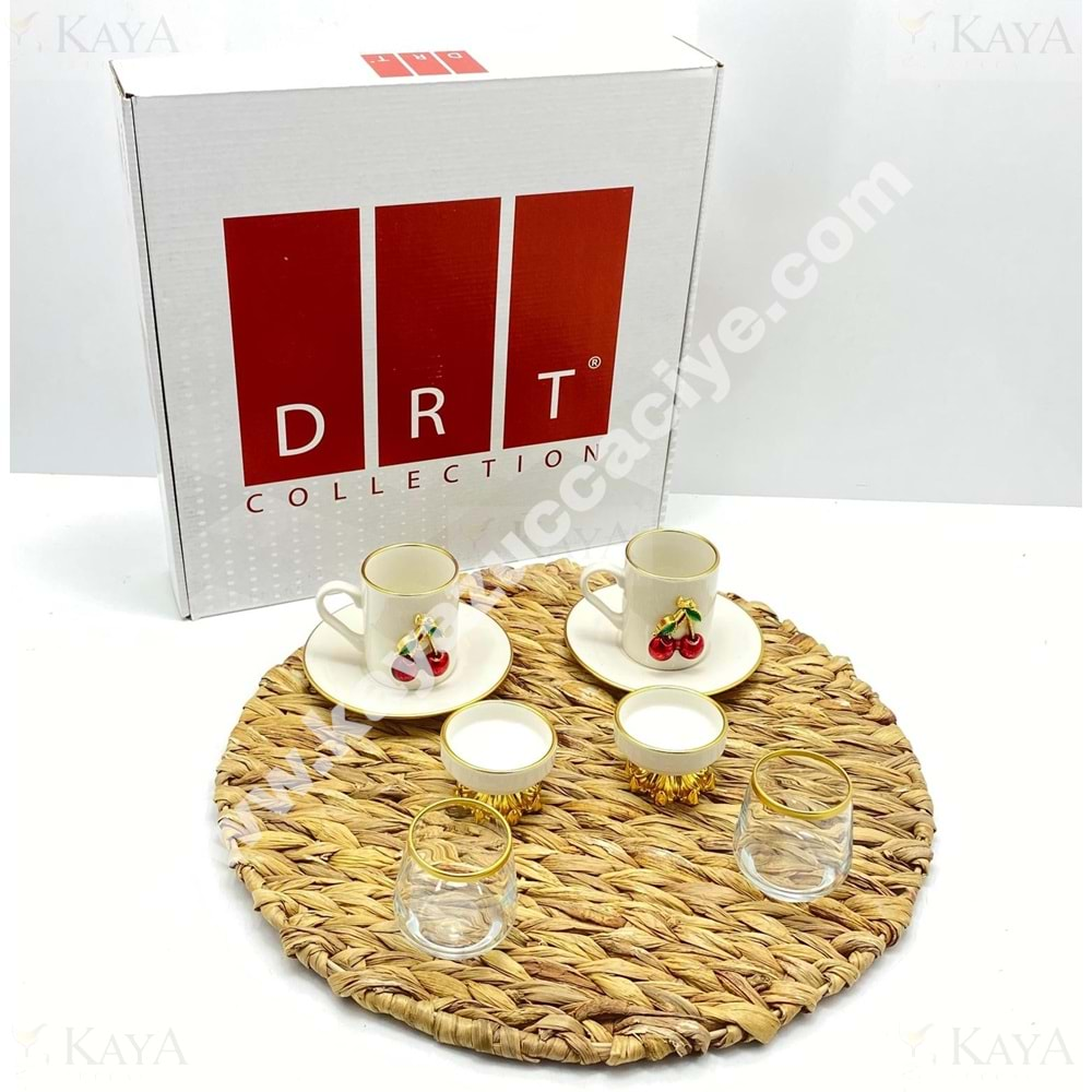 DRT KİRAZ MODEL İKİLİ KAHVE SETİ 1*12