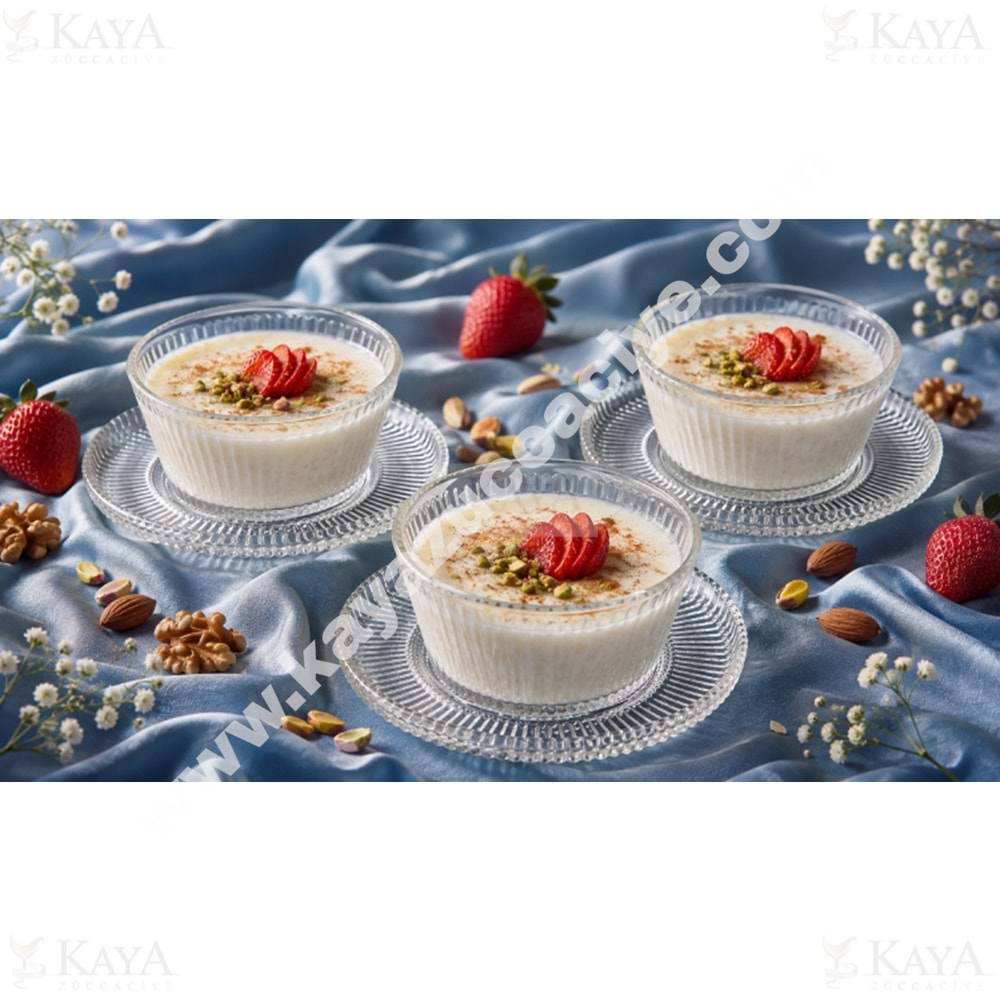 ALN EKS SUNUMLUK 3 LÜ TABAKLI CAM KASE 1*12