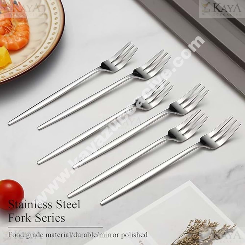 ENF CHEF PRİME METAL TATLI ÇATALI 6 LI 1*100