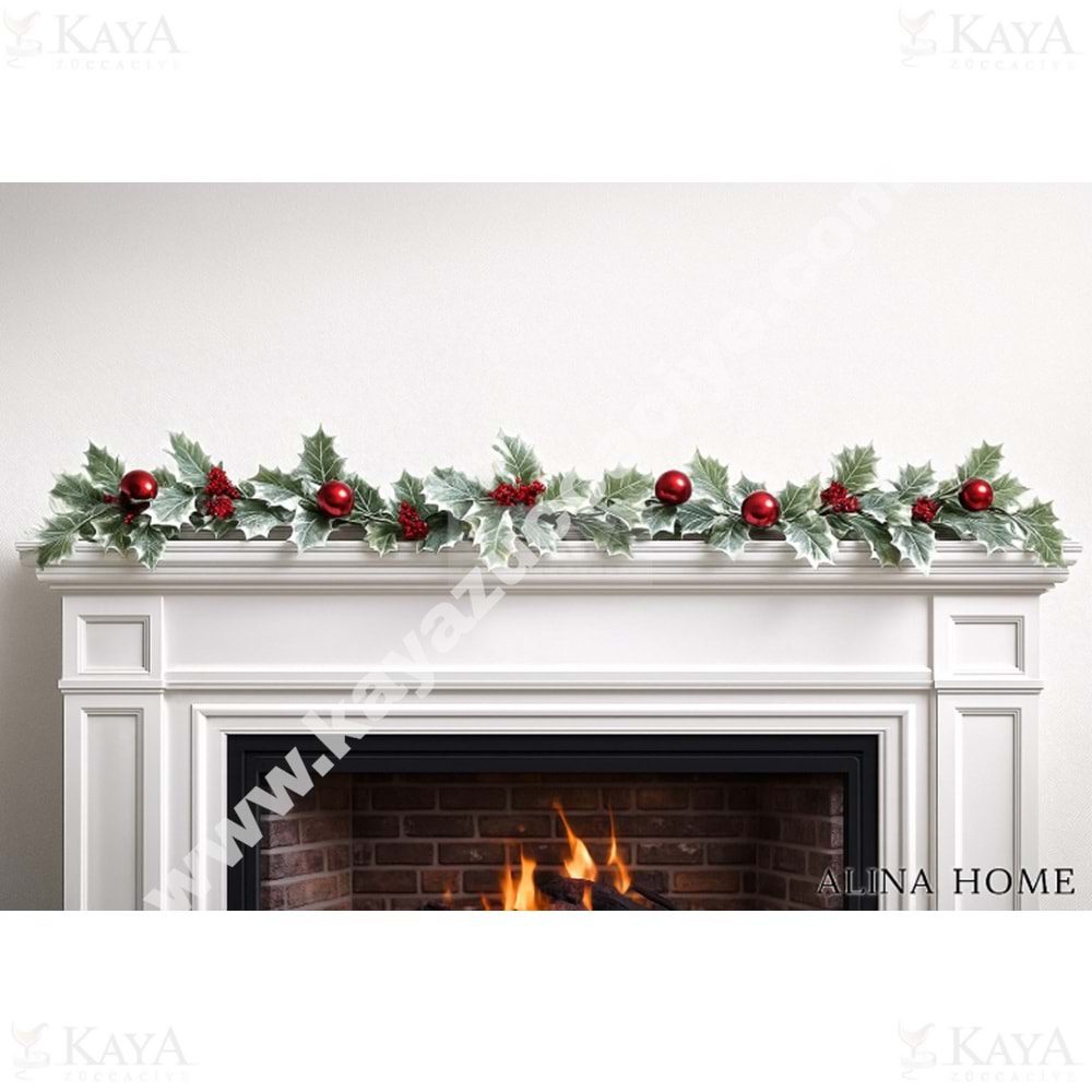 ENF ÇİÇEK YAPAY YILBAŞI SÜSLÜ KOKİNALI SARMAŞIK 120 CM 1*40