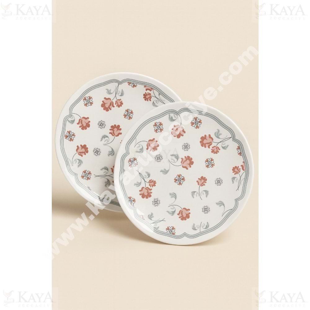 ALİNA HOME YUVARLAK SERVİS 26,5 CM 1*6