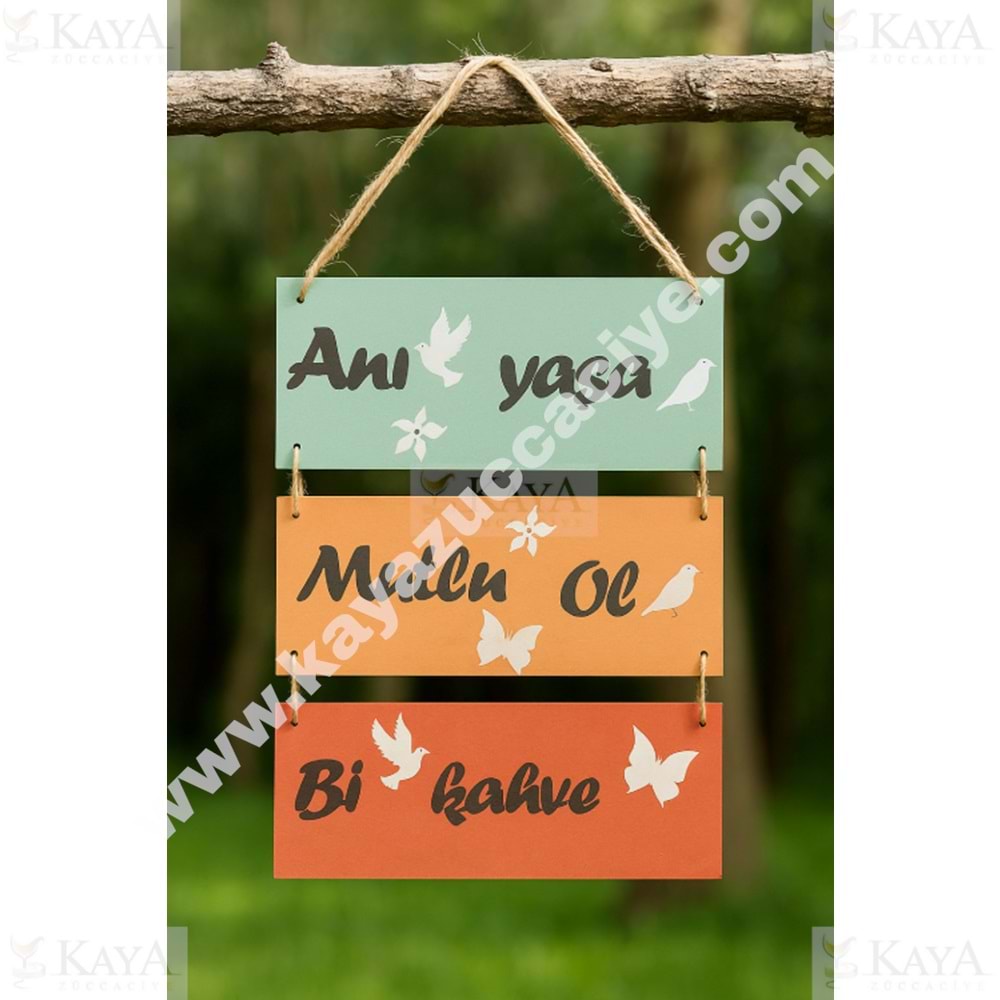 GLS İPLİ ANI YAŞA MUTLU OL 3 LÜ 1*20