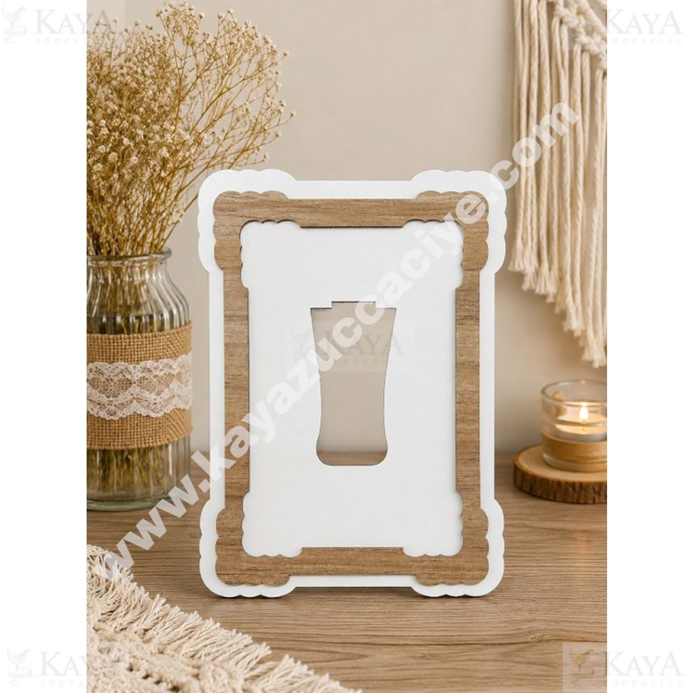 GLS AHŞAP FOTOĞRAF ÇERÇEVESİ 10x15 CM DİKEY YATAY
