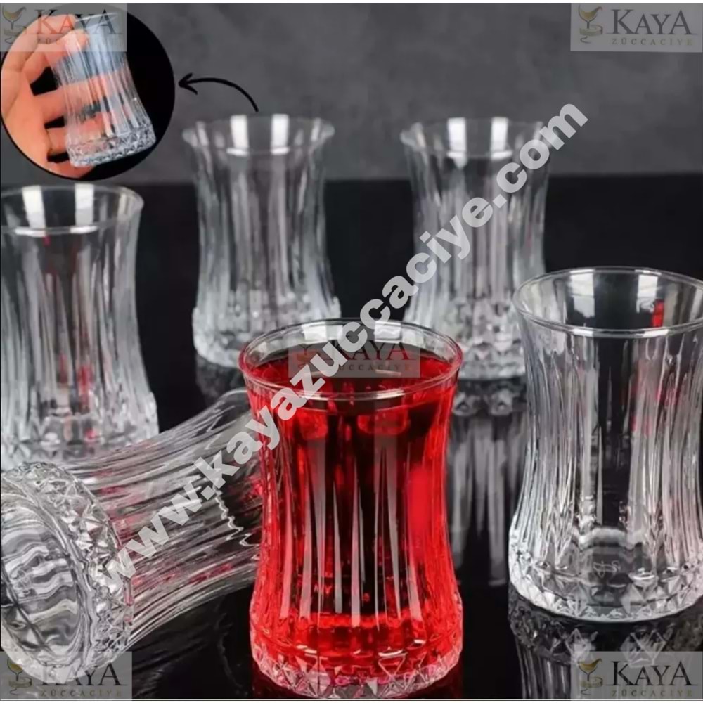 ELUSİA TEA GLASS RİVA ÇAY BARDAĞI 1*8