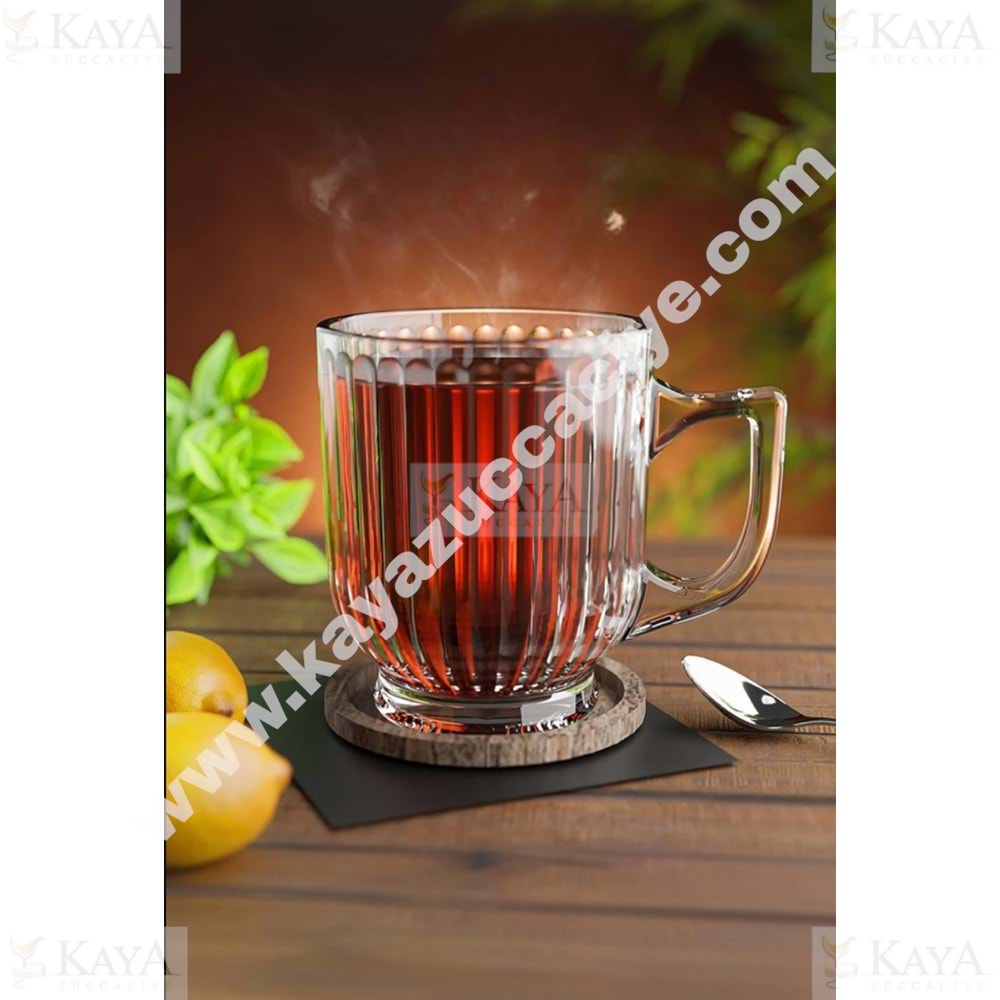 ALN MONSOURA ARO MUG KULPLU BARDAK 200 ML 6 LI 1*8