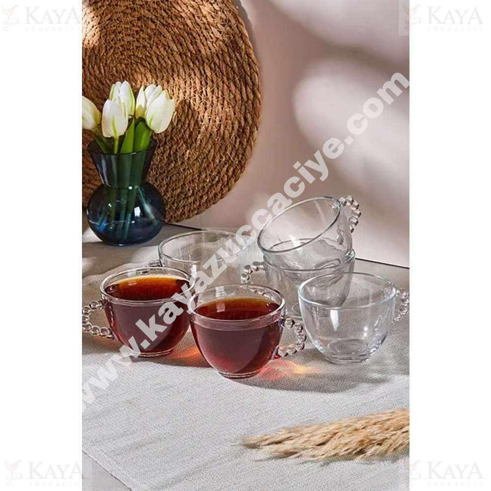 ALN MONSOURA PERALY TEA 250 ML BONCUK KULP ÇAY KUPASI 1*8