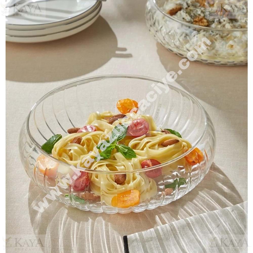 ALN GLASSCOM CAM SALATA KASESİ 24 CM 1*6