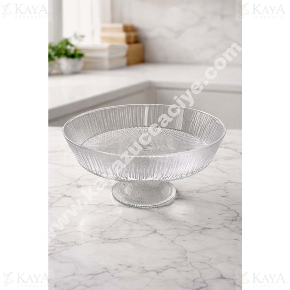 ALN GLASSCOM CAM MEYVELİK 25 CM AYAKLI 1*4-1*10