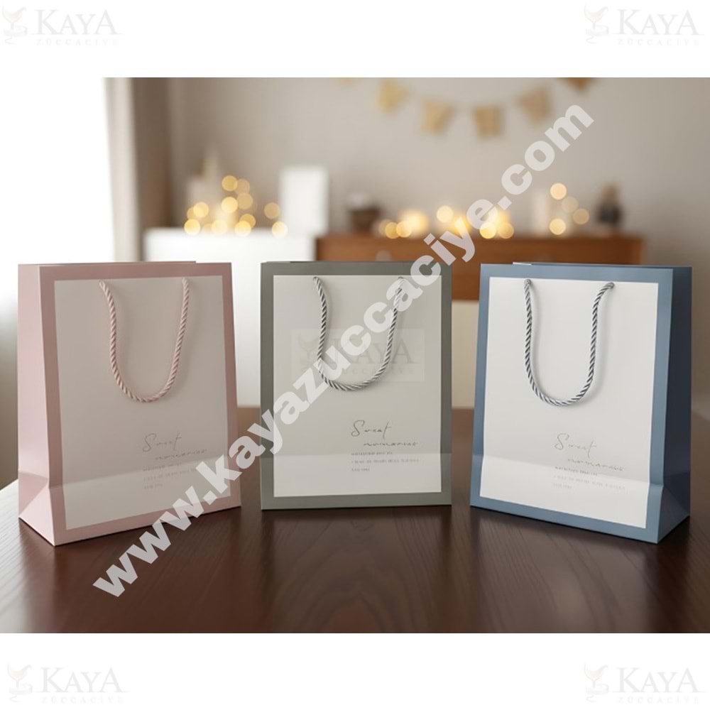 BZD IVORY HEDİYELİK ÇANTA DESENLİ 24x19 CM 1*12