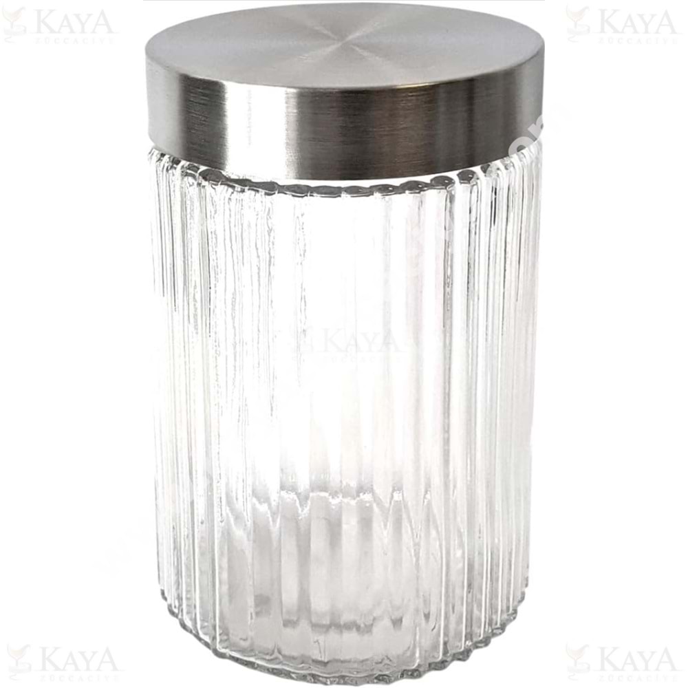 DELİ GLASS CAM KAVANOZ METAL KAPAK 1250 ML 1*6