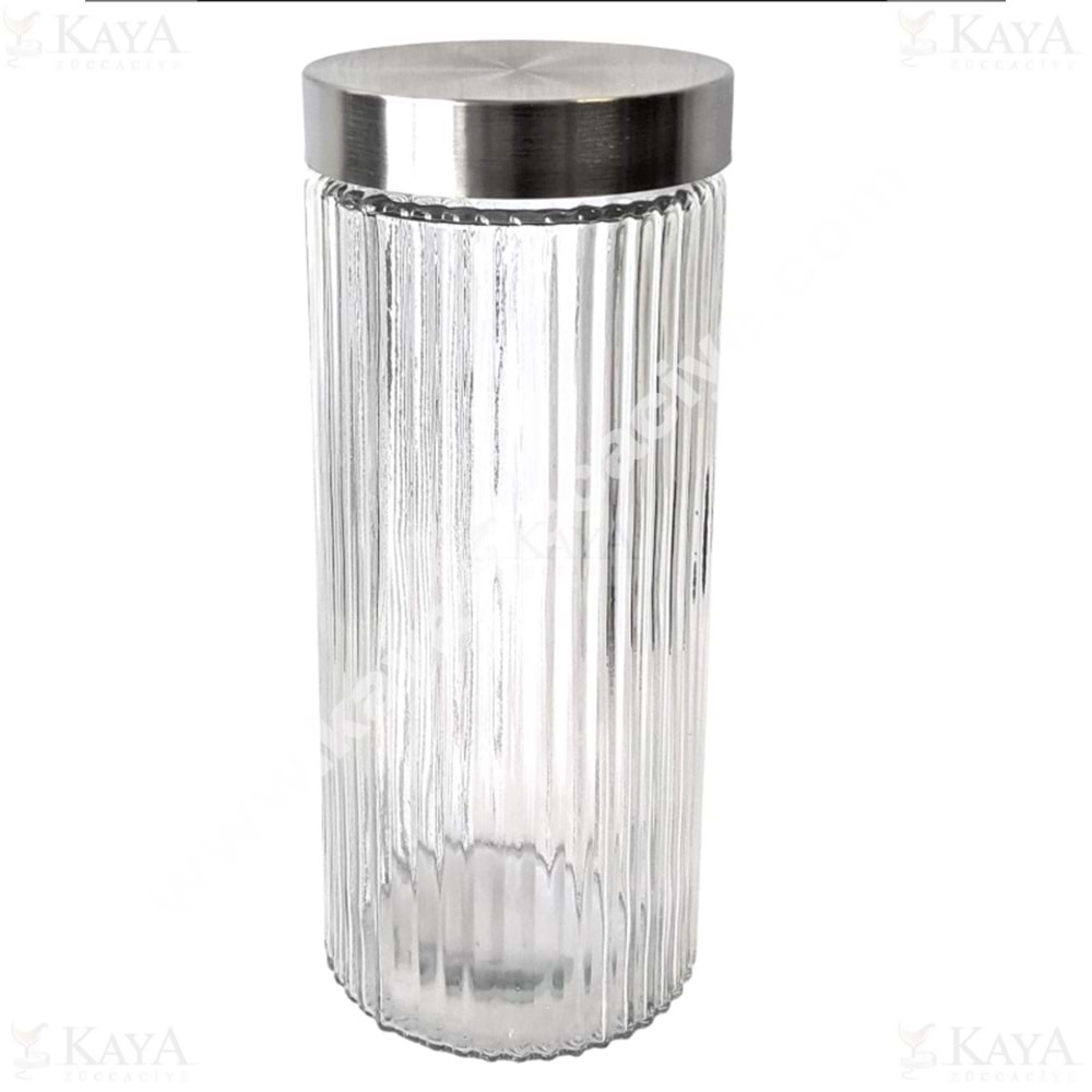 DELİ GLASS CAM KAVANOZ METAL KAPAK 2100 ML 1*6