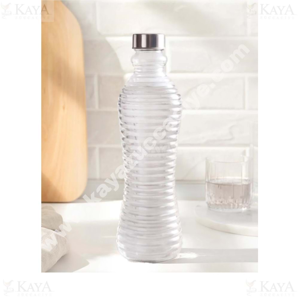 HAUSPEC METAL KAPAKLI CAM SU ŞİŞESİ 500 ML 1*12