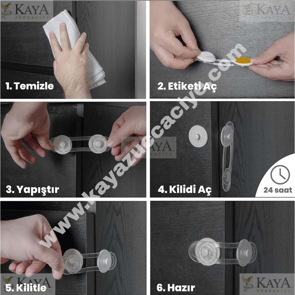 İDEAL BABY ÇOK AMAÇLI DOLAP ÇEKMECE KİLİDİ 1*24