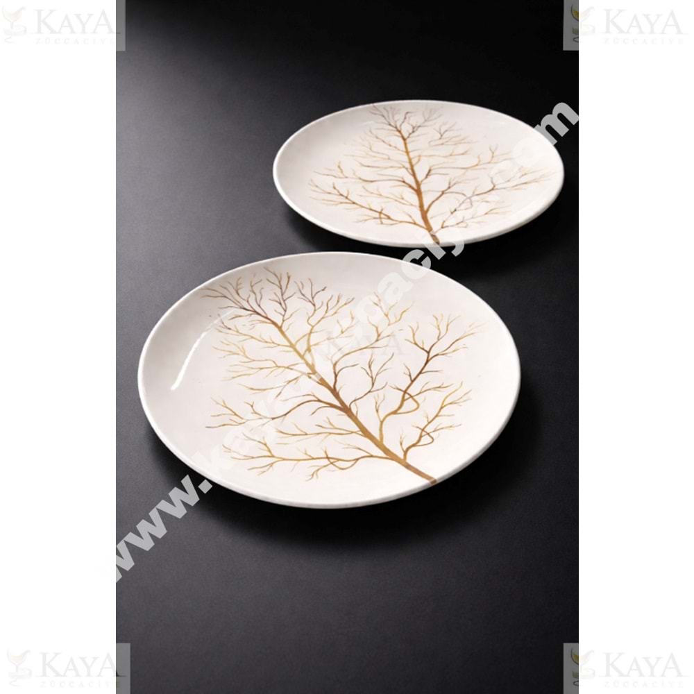 ALİNA HOME IHLAMUR YUVARLAK SERVİS 26,5 CM 1*12