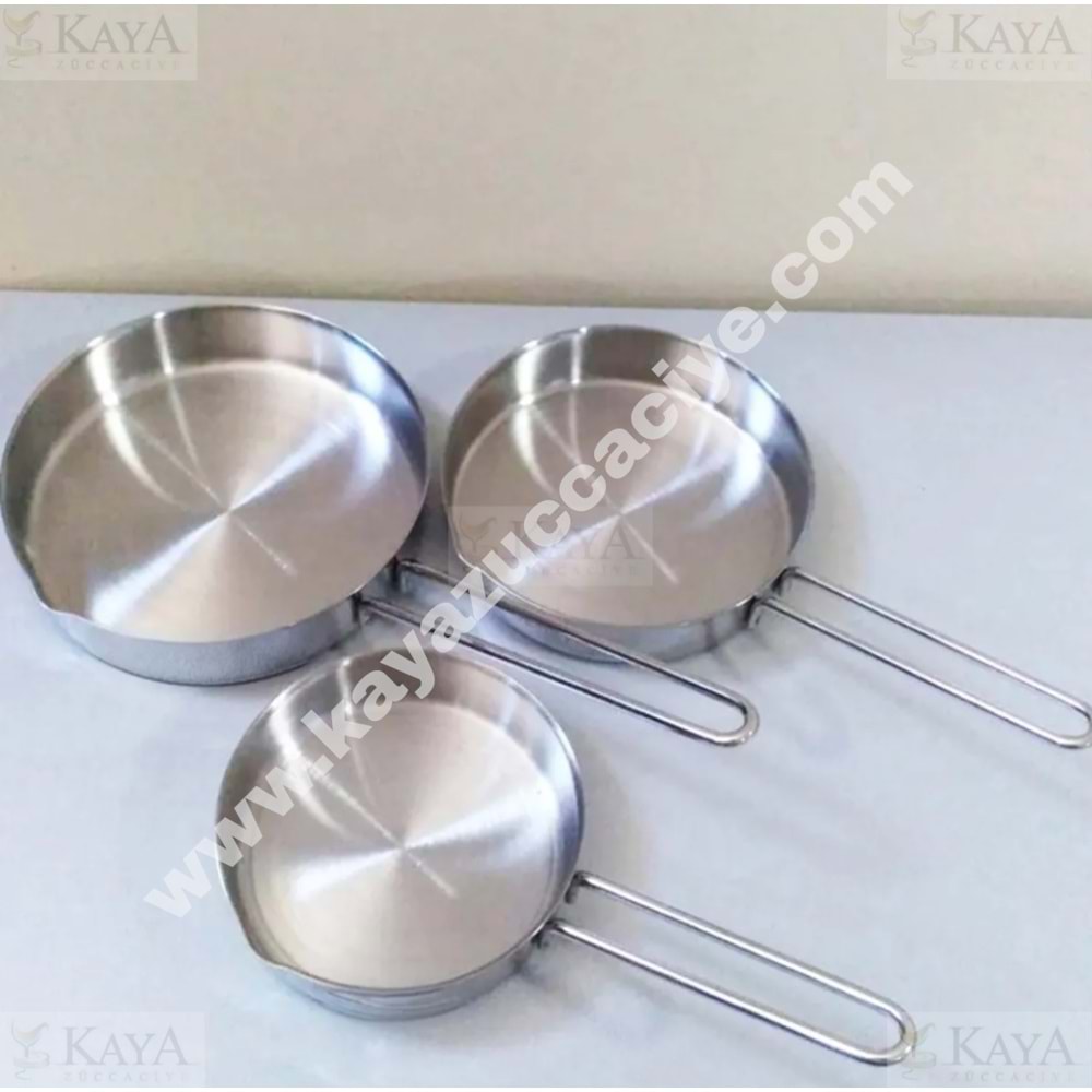 İNCİ ÇELİK SOSLUK 3 LÜ TEL KULP 13-15-17 CM 1*36